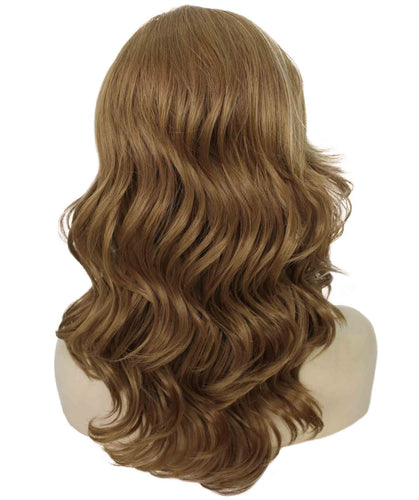 Light Aurburn with Bld Highlight Front synthetic swiss lace front wigs