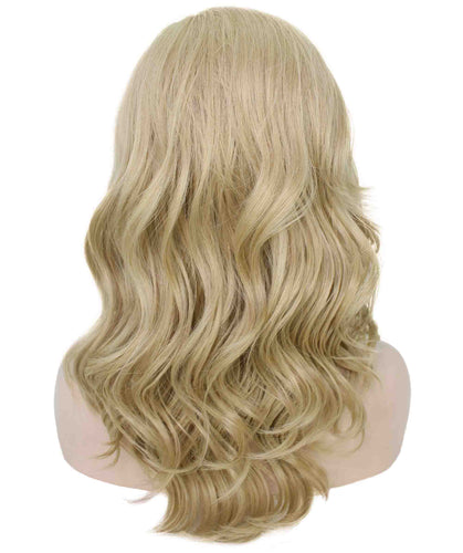 Honey Blonde synthetic swiss lace front wigs