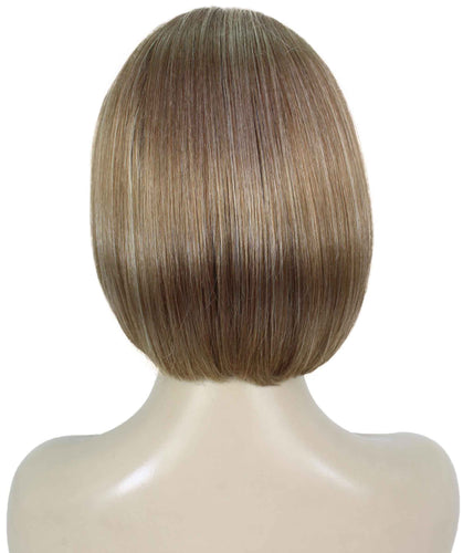 Light Blonde with Blonde Highlight bob wigs for women