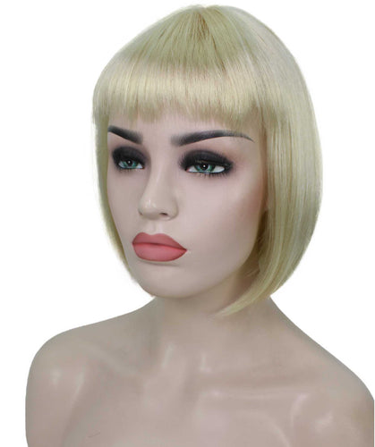 Platinum Blonde bob wigs for women