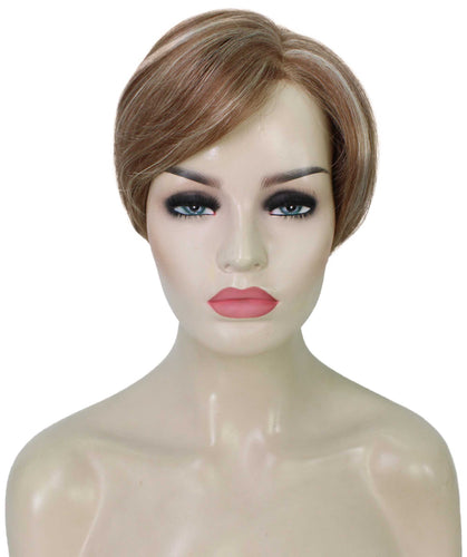 Light Blonde with Blonde Highlight Pixie Hair Wig