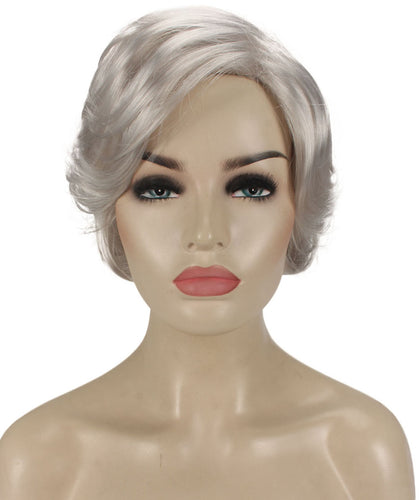 Silver Grey Pixie Bob Wig