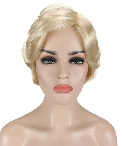 Platinum Blonde Pixie Bob Wig