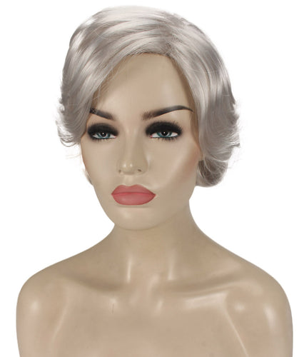 Silver Grey Pixie Bob Wig