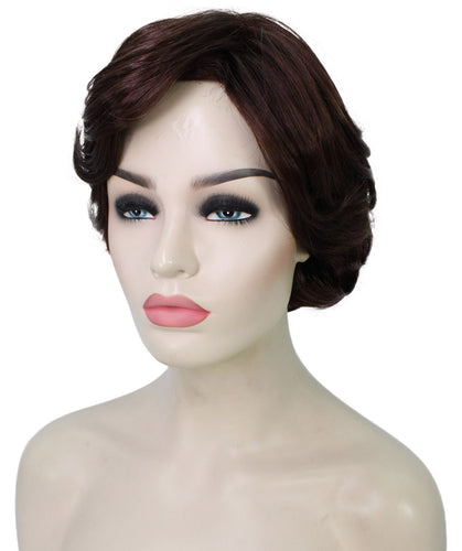 Dark Auburn Pixie Bob Wig