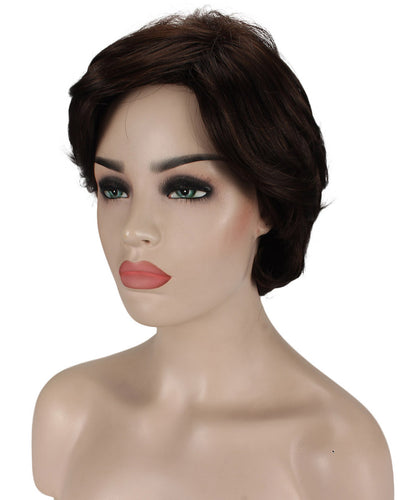 Chocolate Brown Pixie Bob Wig