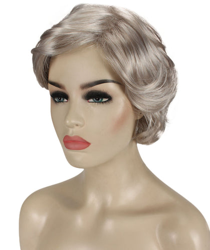 Light Silver Grey Pixie Bob Wig