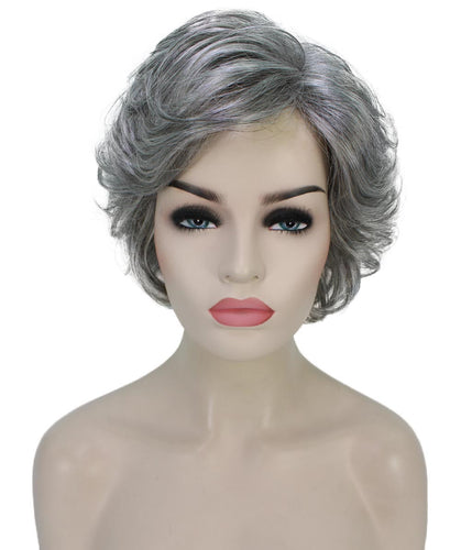 Salt & Pepper Grey Pixie Bob Wig