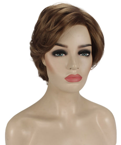 Dark Golden Blonde Pixie Bob Wig