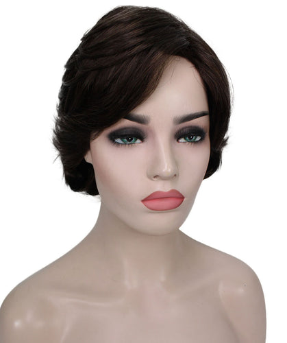 Chestnut Brown Pixie Bob Wig