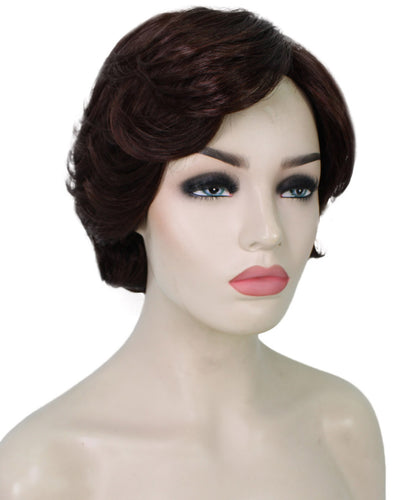 Dark Auburn Pixie Bob Wig