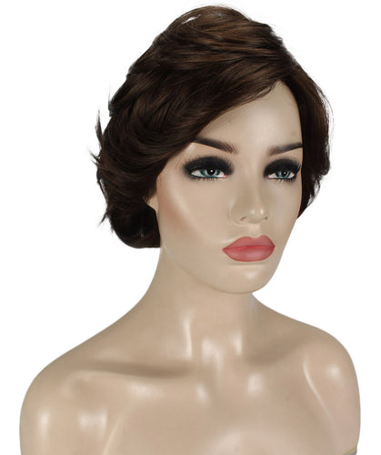 Medium Brown Pixie Bob Wig