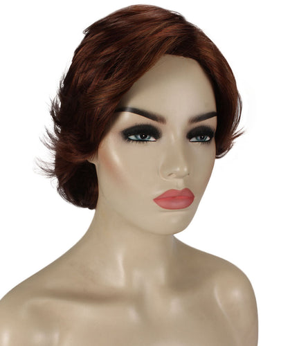 Bright Auburn mixed with Dark Auburn Pixie Bob Wig