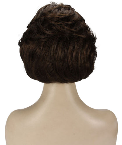 Medium Brown Pixie Bob Wig