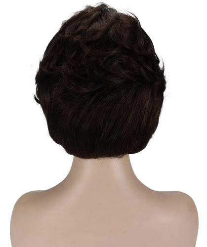 Chocolate Brown Pixie Bob Wig