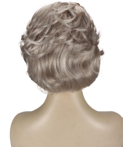 Light Silver Grey Pixie Bob Wig