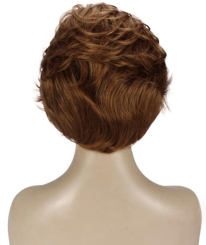 Medium Auburn with Light Aurburn Tips Pixie Bob Wig