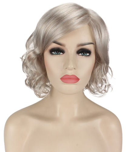 bob wigs with side part and bangs