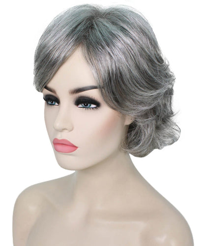 Salt & Pepper Grey Pixie Bob Wig