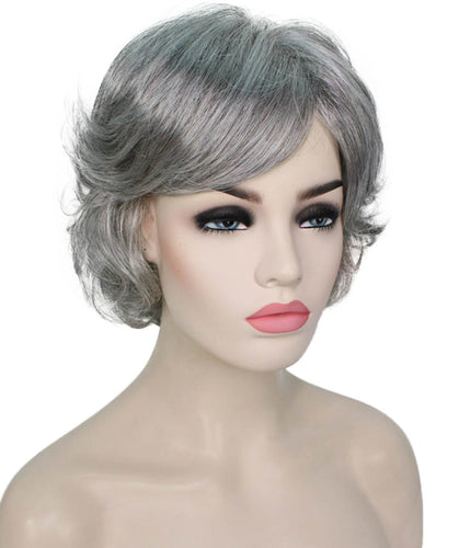 Salt & Pepper Grey Pixie Bob Wig