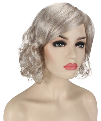 bob wigs with side part and bangs