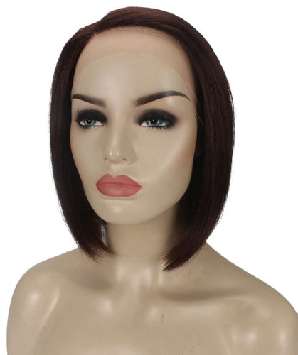 side part frontal wig straight