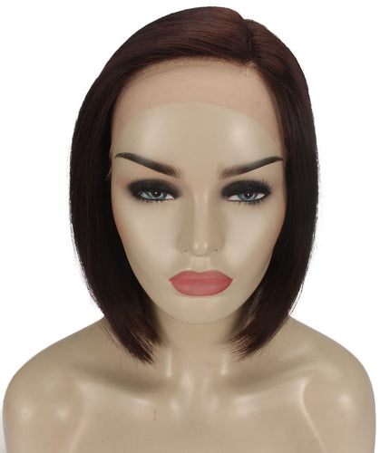 side part frontal wig straight