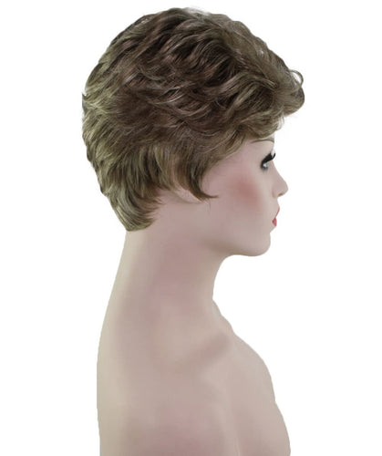 short wavy wig