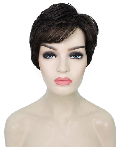 asymmetrical pixie wig