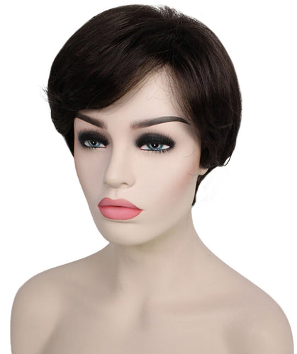 June by Still Me| Feathered Layered Bob| Kanekalon Synthetic Full Wig
