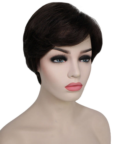 June by Still Me| Feathered Layered Bob| Kanekalon Synthetic Full Wig
