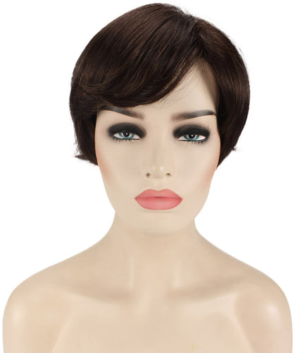 June by Still Me| Feathered Layered Bob| Kanekalon Synthetic Full Wig
