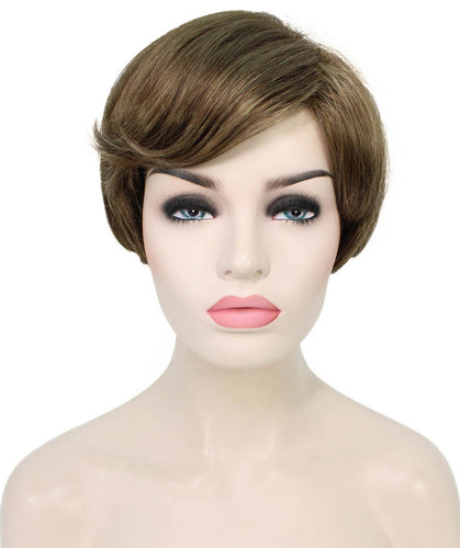 June by Still Me| Feathered Layered Bob| Kanekalon Synthetic Full Wig