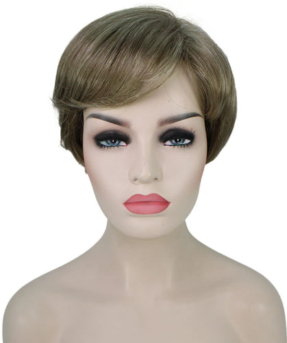 Light Ash Brown with Light Blonde Frost