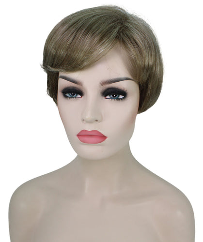 Light Ash Brown with Light Blonde Frost