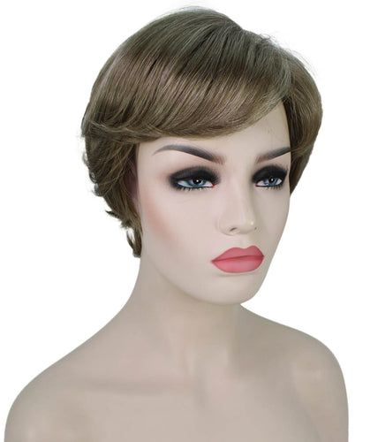 Light Ash Brown with Light Blonde Frost
