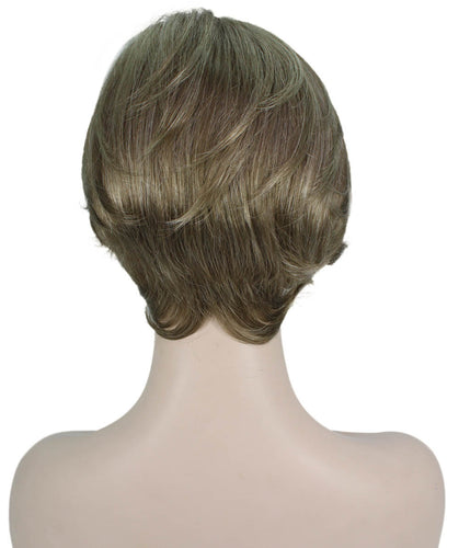 Light Ash Brown with Light Blonde Frost