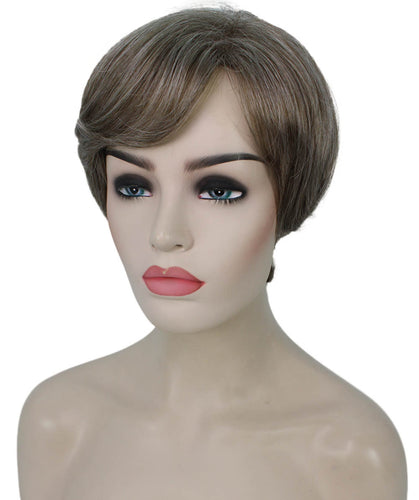 Grey mixed Lt Brn with Slv Grey HL Front