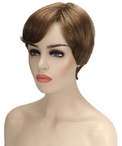 Light Brown with Blonde Highlight Front