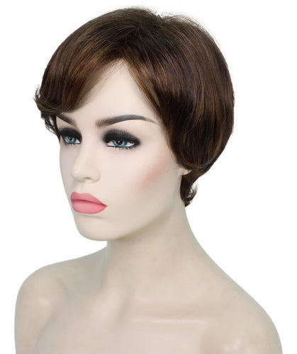 Dark Brown with Auburn highlights 2