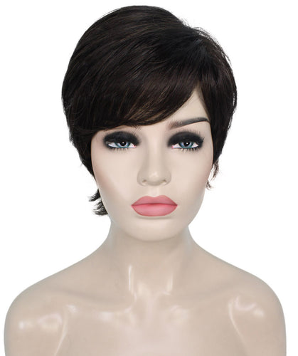 short pixie straight hair wig