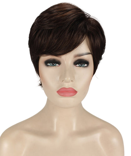 short pixie straight hair wig