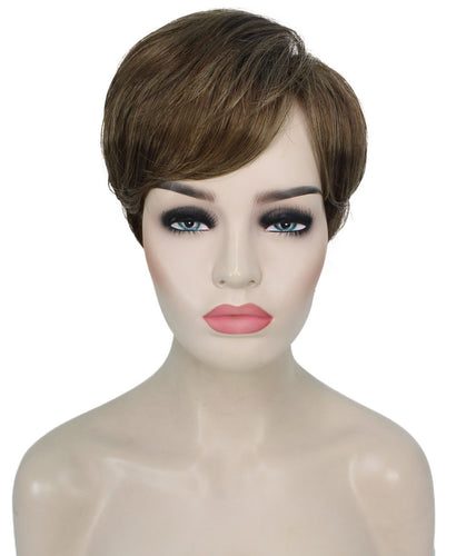 short pixie straight hair wig