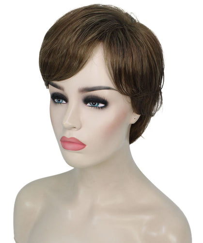 short pixie straight hair wig