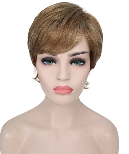 short pixie straight hair wig