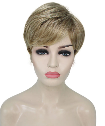 short pixie straight hair wig