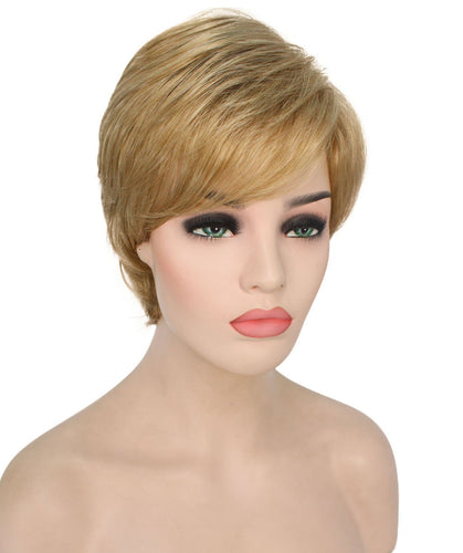 short pixie straight hair wig