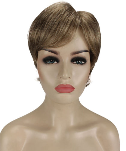 short pixie straight hair wig