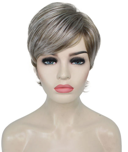 short pixie straight hair wig