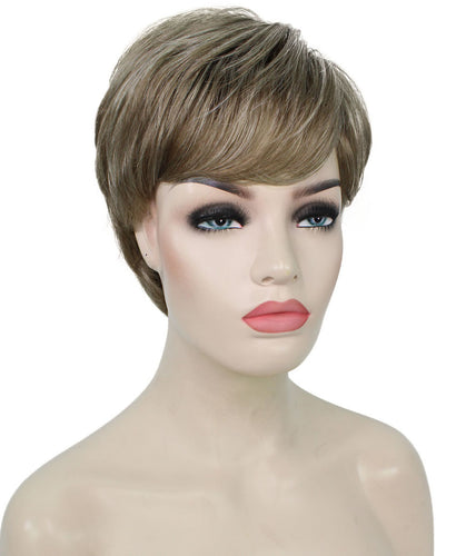 short pixie straight hair wig